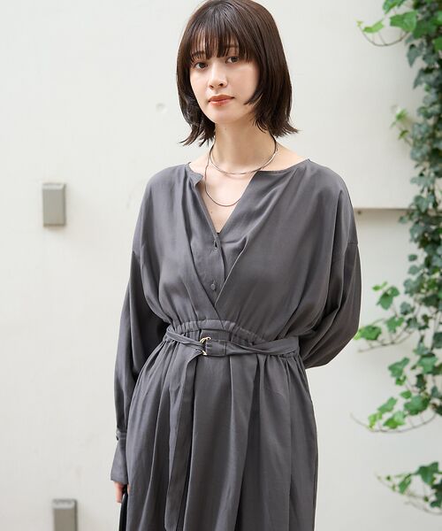 Rouge vif la cle / ルージュ・ヴィフ ラクレ ワンピース | ヴィンテージキュプラウエストマークワンピース | 詳細8