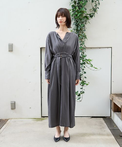 Rouge vif la cle / ルージュ・ヴィフ ラクレ ワンピース | ヴィンテージキュプラウエストマークワンピース | 詳細9