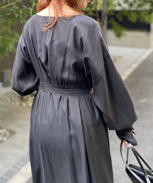 Rouge vif la cle / ルージュ・ヴィフ ラクレ ワンピース | ヴィンテージキュプラウエストマークワンピース | 詳細23