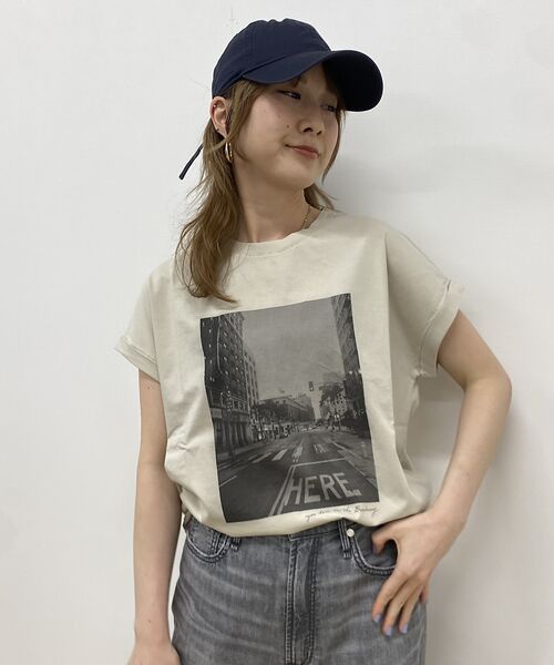 レディース　MICA&DEAL　マイカアンドディール　フォトプリントT-shirt-city　 プリントT　Tシャツ 0125209136 30%off]フォトプリントT-shirt-city/0125209136 | MICA&DEAL