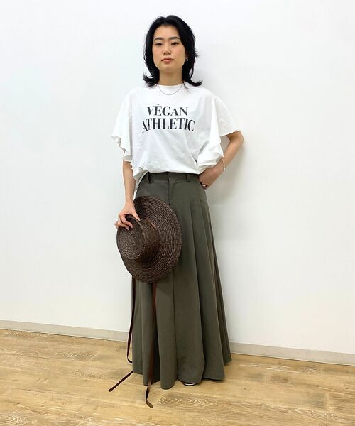 Rouge vif la cle / ルージュ・ヴィフ ラクレ Tシャツ | 【MICA＆DEAL/マイカ＆ディール】VEGAN ATHLETIC ロゴフリル | 詳細4