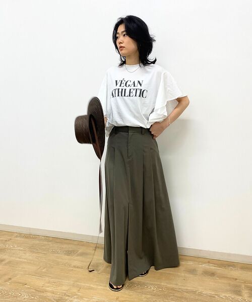Rouge vif la cle / ルージュ・ヴィフ ラクレ Tシャツ | 【MICA＆DEAL/マイカ＆ディール】VEGAN ATHLETIC ロゴフリル | 詳細5