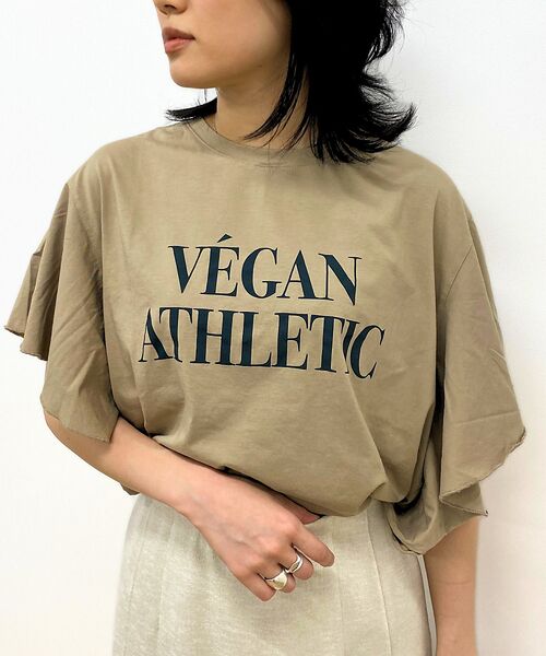 Rouge vif la cle / ルージュ・ヴィフ ラクレ Tシャツ | 【MICA＆DEAL/マイカ＆ディール】VEGAN ATHLETIC ロゴフリル | 詳細6