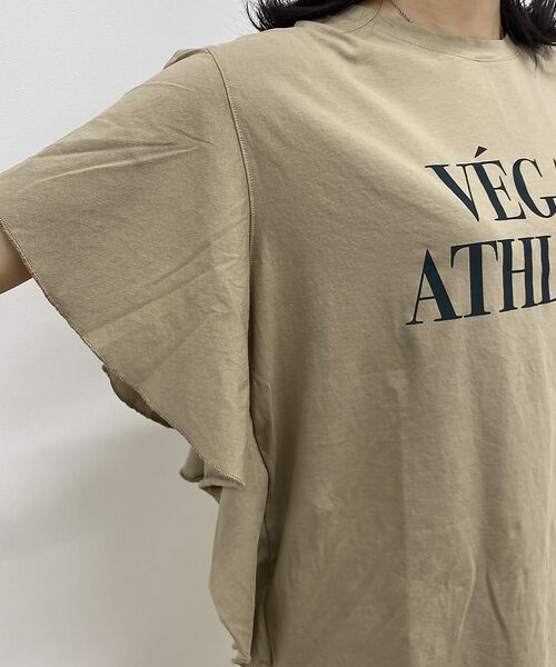 Rouge vif la cle / ルージュ・ヴィフ ラクレ Tシャツ | 【MICA＆DEAL/マイカ＆ディール】VEGAN ATHLETIC ロゴフリル | 詳細15
