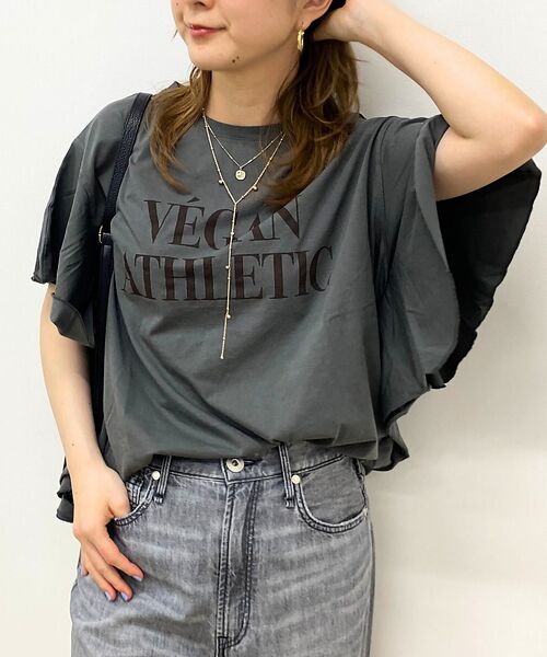 Rouge vif la cle / ルージュ・ヴィフ ラクレ Tシャツ | 【MICA＆DEAL/マイカ＆ディール】VEGAN ATHLETIC ロゴフリル | 詳細18