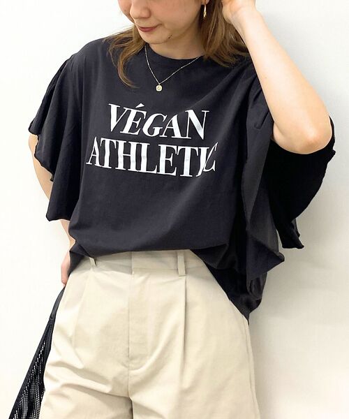 Rouge vif la cle / ルージュ・ヴィフ ラクレ Tシャツ | 【MICA＆DEAL/マイカ＆ディール】VEGAN ATHLETIC ロゴフリル | 詳細24