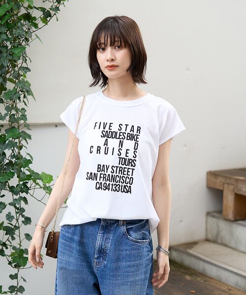 Rouge vif la cle / ルージュ・ヴィフ ラクレ Tシャツ | 【TICCA/ティッカ】FIVE STAR フレンチTシャツ | 詳細4