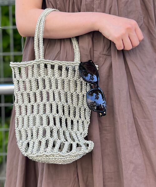 Rouge vif la cle / ルージュ・ヴィフ ラクレ ショルダーバッグ | 【The Bagmati/ザ バグマティ】メタリックネットバッグ | 詳細1