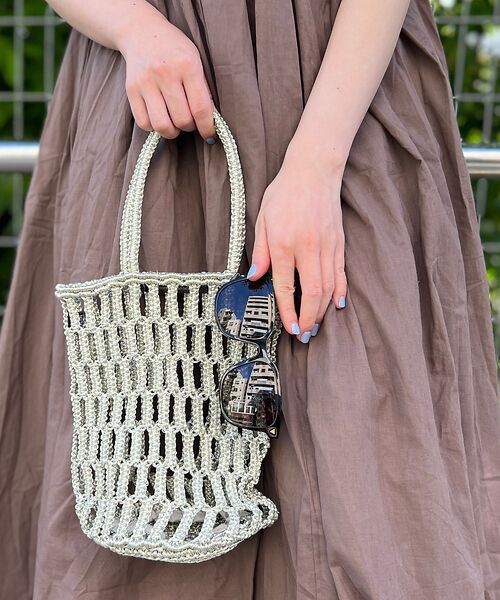 Rouge vif la cle / ルージュ・ヴィフ ラクレ ショルダーバッグ | 【The Bagmati/ザ バグマティ】メタリックネットバッグ | 詳細2