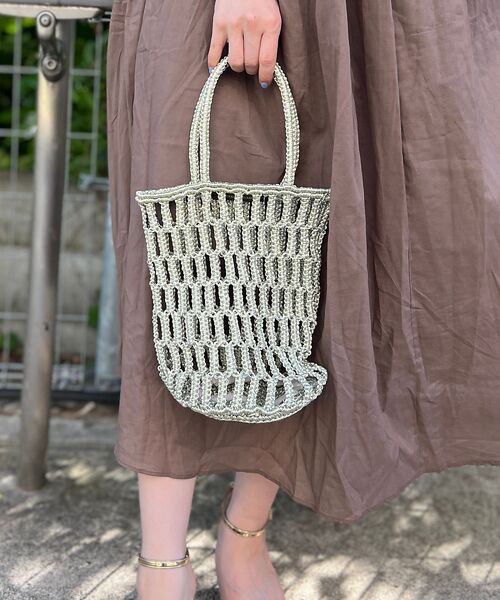 Rouge vif la cle / ルージュ・ヴィフ ラクレ ショルダーバッグ | 【The Bagmati/ザ バグマティ】メタリックネットバッグ | 詳細4