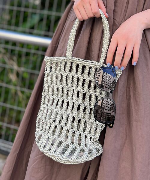 Rouge vif la cle / ルージュ・ヴィフ ラクレ ショルダーバッグ | 【The Bagmati/ザ バグマティ】メタリックネットバッグ（その他）