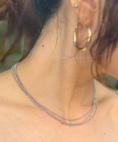 Rouge vif la cle / ルージュ・ヴィフ ラクレ ネックレス・ペンダント・チョーカー | 【MARIHA/マリハ】Silent RainNLスターライト3連 ネックレス | 詳細2