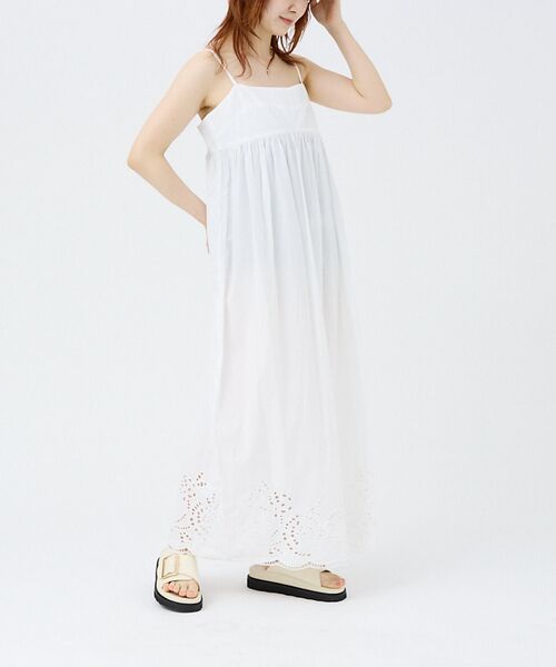 Rouge vif la cle / ルージュ・ヴィフ ラクレ ワンピース | 【PROTAGONISTA/プロタゴニスタ】カットワークキャミワンピース | 詳細3