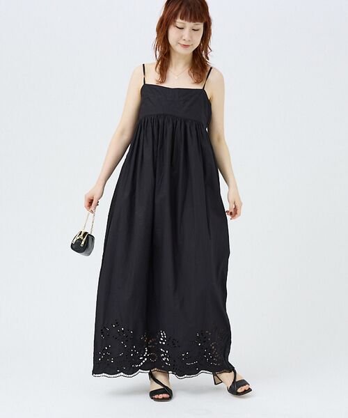 Rouge vif la cle / ルージュ・ヴィフ ラクレ ワンピース | 【PROTAGONISTA/プロタゴニスタ】カットワークキャミワンピース | 詳細8