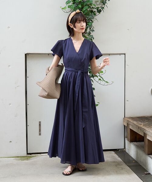MARIHA フレアスリーブ ロングドレス 36 - メルカリ
