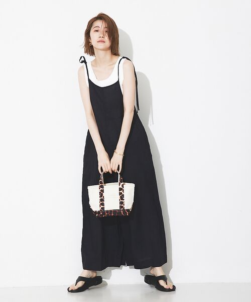 Rouge vif la cle / ルージュ・ヴィフ ラクレ サロペット・オールインワン | 【TICCA/ティッカ】リネンキャミソールコンビネゾン | 詳細10