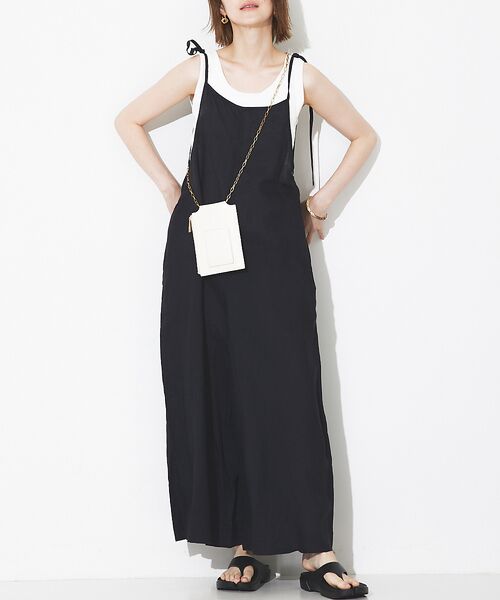 Rouge vif la cle / ルージュ・ヴィフ ラクレ サロペット・オールインワン | 【TICCA/ティッカ】リネンキャミソールコンビネゾン | 詳細11