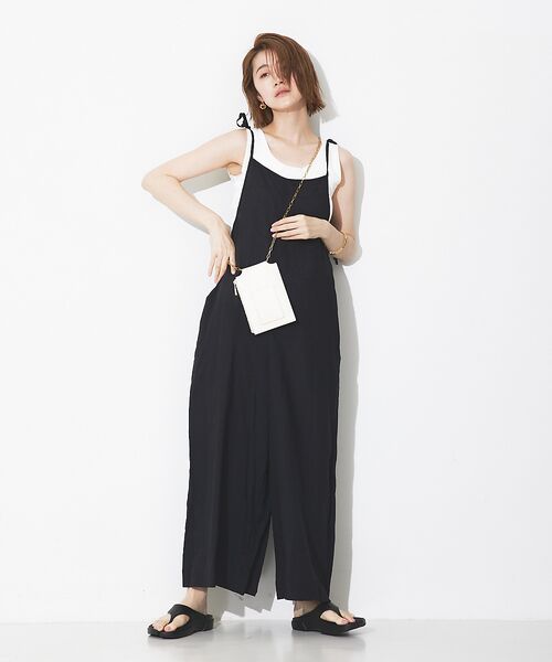 Rouge vif la cle / ルージュ・ヴィフ ラクレ サロペット・オールインワン | 【TICCA/ティッカ】リネンキャミソールコンビネゾン | 詳細13