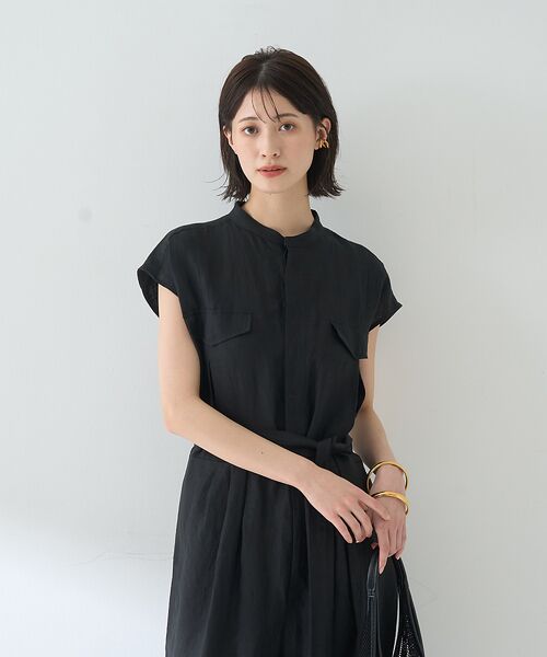 ★値下げ★TICCA ティッカ リネンオールインワン サロペット 黒 Rouge vif la cle｜【TICCA/ティッカ】 リネンコンビネゾン