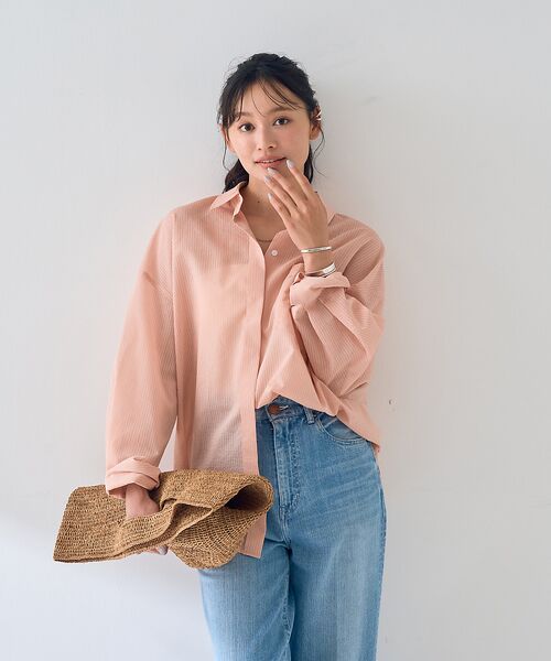 Rouge vif la cle / ルージュ・ヴィフ ラクレ シャツ・ブラウス | 【新色登場！】バックツイストピンストシャツ | 詳細10