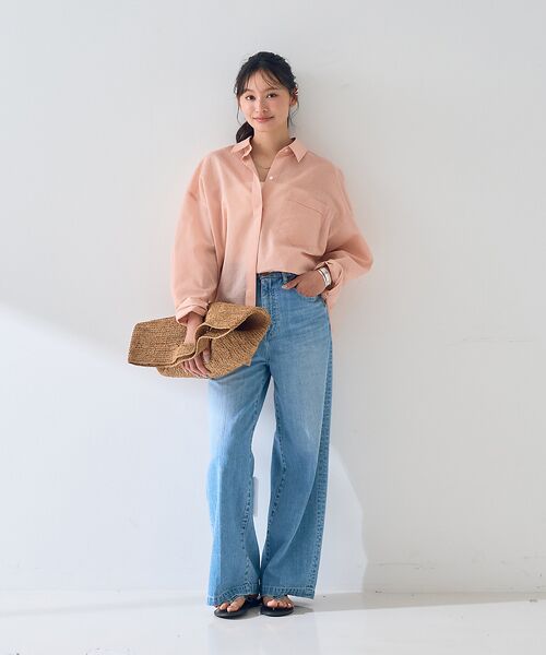 Rouge vif la cle / ルージュ・ヴィフ ラクレ シャツ・ブラウス | 【新色登場！】バックツイストピンストシャツ | 詳細11