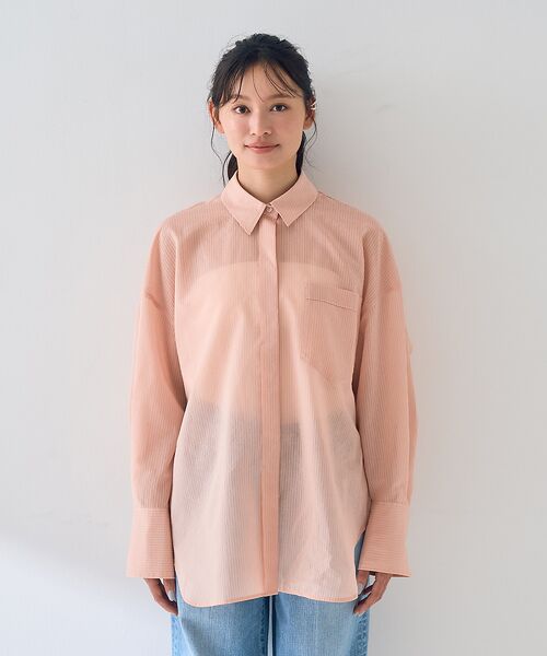 Rouge vif la cle / ルージュ・ヴィフ ラクレ シャツ・ブラウス | 【新色登場！】バックツイストピンストシャツ | 詳細13