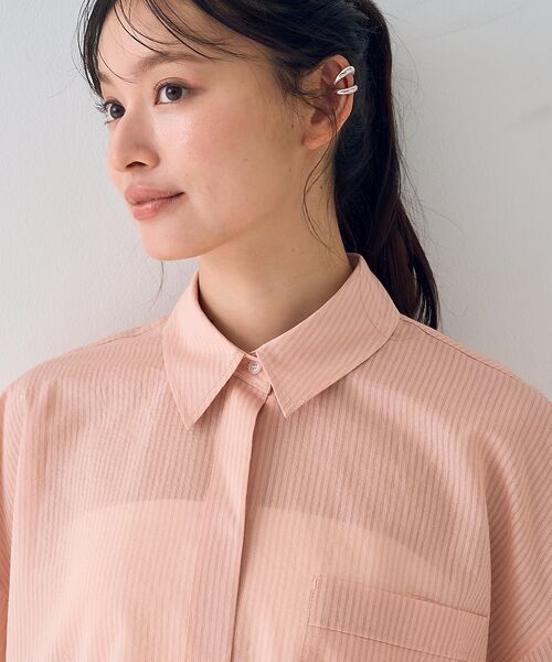 Rouge vif la cle / ルージュ・ヴィフ ラクレ シャツ・ブラウス | 【新色登場！】バックツイストピンストシャツ | 詳細16