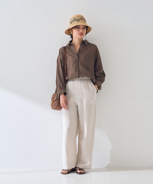 Rouge vif la cle / ルージュ・ヴィフ ラクレ シャツ・ブラウス | 【新色登場！】バックツイストピンストシャツ | 詳細26