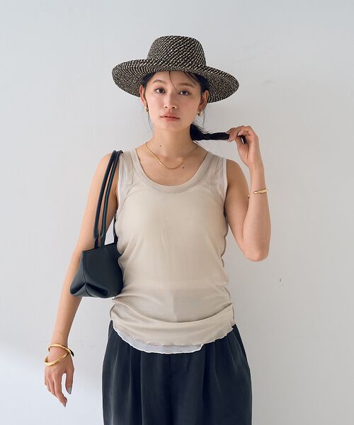 Rouge vif la cle / ルージュ・ヴィフ ラクレ キャミソール・チューブトップ | 【2枚セット】レイヤードカットタンクトップ | 詳細1