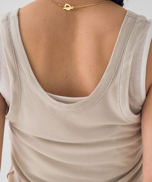 Rouge vif la cle / ルージュ・ヴィフ ラクレ キャミソール・チューブトップ | 【2枚セット】レイヤードカットタンクトップ | 詳細14