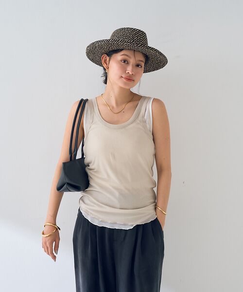 Rouge vif la cle / ルージュ・ヴィフ ラクレ キャミソール・チューブトップ | 【2枚セット】レイヤードカットタンクトップ | 詳細2