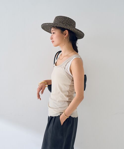 Rouge vif la cle / ルージュ・ヴィフ ラクレ キャミソール・チューブトップ | 【2枚セット】レイヤードカットタンクトップ | 詳細3