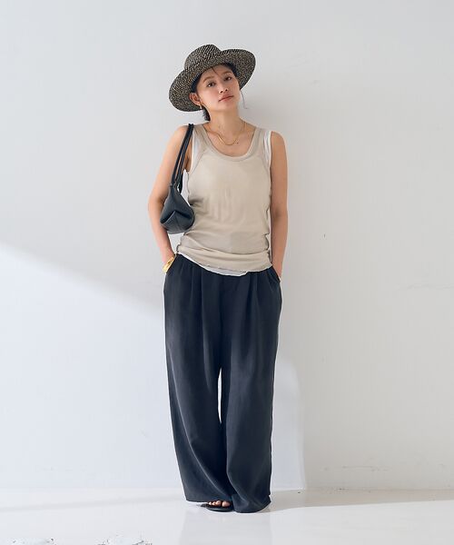 Rouge vif la cle / ルージュ・ヴィフ ラクレ キャミソール・チューブトップ | 【2枚セット】レイヤードカットタンクトップ | 詳細7