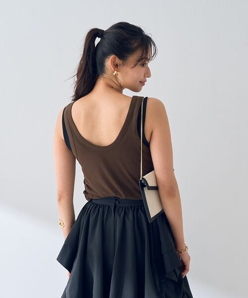 Rouge vif la cle / ルージュ・ヴィフ ラクレ キャミソール・チューブトップ | 【2枚セット】レイヤードカットタンクトップ | 詳細22