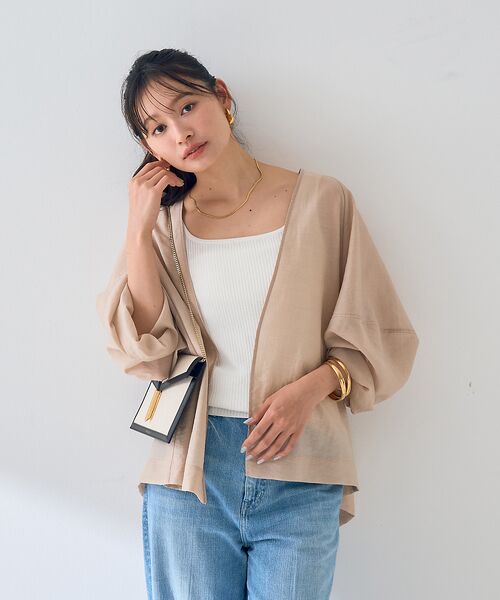 Rouge vif la cle / ルージュ・ヴィフ ラクレ シャツ・ブラウス | はおりシアーシャツジャケット | 詳細1