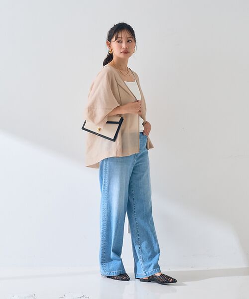 Rouge vif la cle / ルージュ・ヴィフ ラクレ シャツ・ブラウス | はおりシアーシャツジャケット | 詳細5