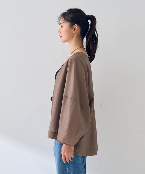 Rouge vif la cle / ルージュ・ヴィフ ラクレ シャツ・ブラウス | はおりシアーシャツジャケット | 詳細14