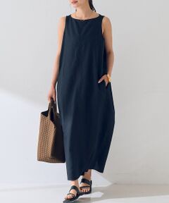 ルージュヴィフ レディース ひざ丈ワンピース 青 ポリエステル ビジュー付き Rouge vif la cle / ルージュ・ヴィフ ラクレ （レディース