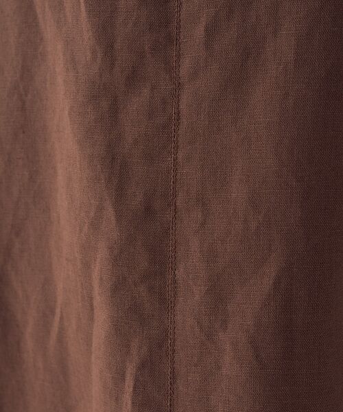 Rouge vif la cle / ルージュ・ヴィフ ラクレ ワンピース | 麻混ノースリーブ 後ろタックワンピース | 詳細11