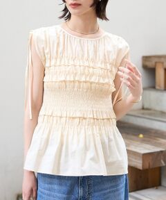 Rouge vif la cle / ルージュ・ヴィフ ラクレ シャツ・ブラウス | 【一部店舗限定】シアーシャーリングブラウス