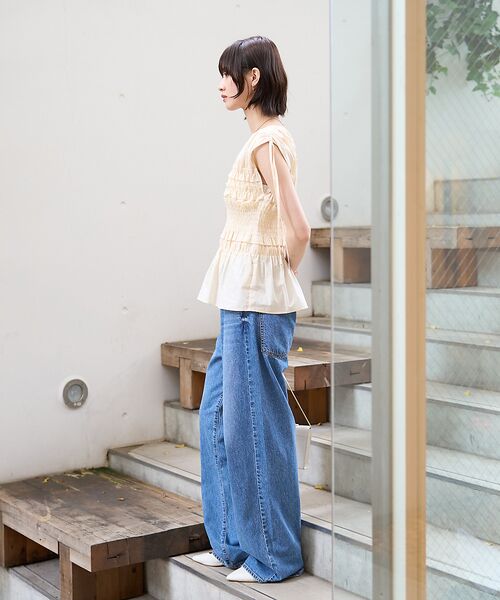 Rouge vif la cle / ルージュ・ヴィフ ラクレ シャツ・ブラウス | 【一部店舗限定】シアーシャーリングブラウス | 詳細10