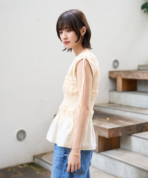 Rouge vif la cle / ルージュ・ヴィフ ラクレ シャツ・ブラウス | 【一部店舗限定】シアーシャーリングブラウス | 詳細5