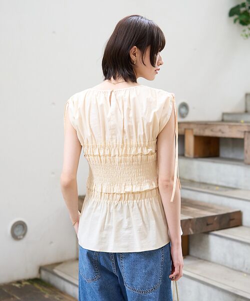 Rouge vif la cle / ルージュ・ヴィフ ラクレ シャツ・ブラウス | 【一部店舗限定】シアーシャーリングブラウス | 詳細6