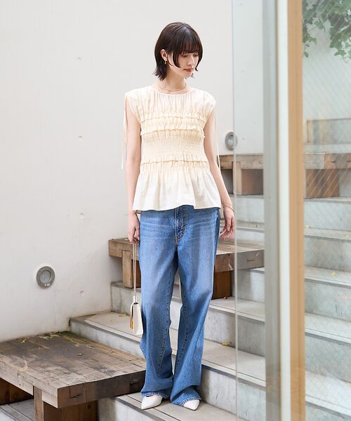 Rouge vif la cle / ルージュ・ヴィフ ラクレ シャツ・ブラウス | 【一部店舗限定】シアーシャーリングブラウス | 詳細7