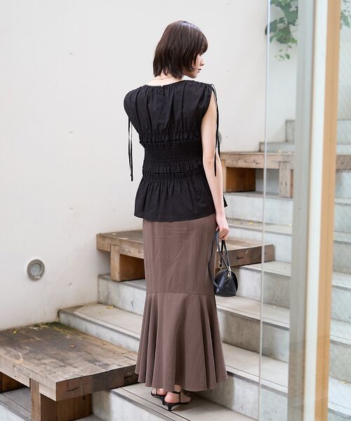 Rouge vif la cle / ルージュ・ヴィフ ラクレ シャツ・ブラウス | 【一部店舗限定】シアーシャーリングブラウス | 詳細22