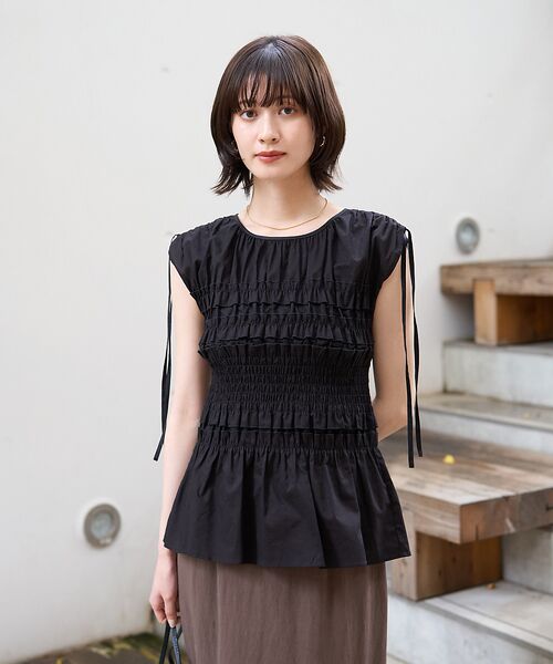 Rouge vif la cle / ルージュ・ヴィフ ラクレ シャツ・ブラウス | 【一部店舗限定】シアーシャーリングブラウス | 詳細14