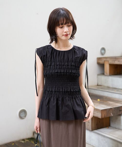 Rouge vif la cle / ルージュ・ヴィフ ラクレ シャツ・ブラウス | 【一部店舗限定】シアーシャーリングブラウス | 詳細15