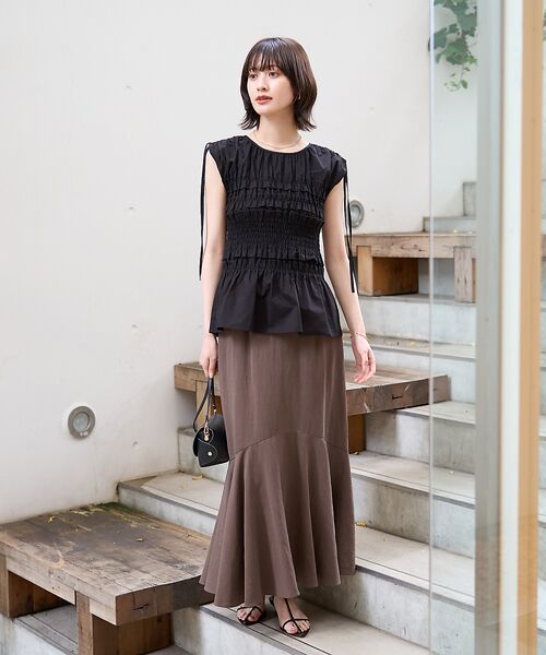 Rouge vif la cle / ルージュ・ヴィフ ラクレ シャツ・ブラウス | 【一部店舗限定】シアーシャーリングブラウス | 詳細18