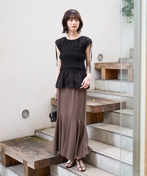 Rouge vif la cle / ルージュ・ヴィフ ラクレ シャツ・ブラウス | 【一部店舗限定】シアーシャーリングブラウス | 詳細19