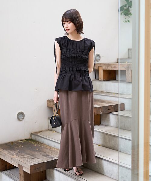 Rouge vif la cle / ルージュ・ヴィフ ラクレ シャツ・ブラウス | 【一部店舗限定】シアーシャーリングブラウス | 詳細20